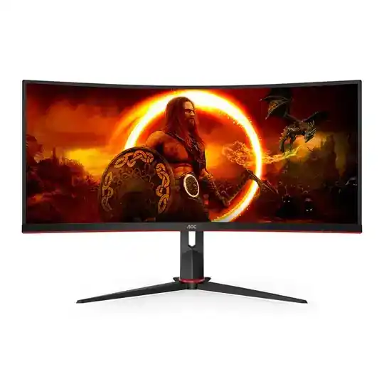 AOC CU34G2XP/BK 34" WQHD 180Hz Curved Freesync Premium Gaming Monitor